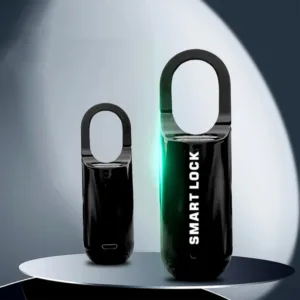Small USB Rechargeable Smart Fingerprint Padlock For Locker