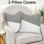 Decorative Pillow Covers Cushion Cases Soft Cotton (26 × 26 Inch 1 Pair 2 Pc)