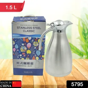 Vacuum Insulated Kettle Jug (Stainless Steel): 1.5L Sizes by Bottlart